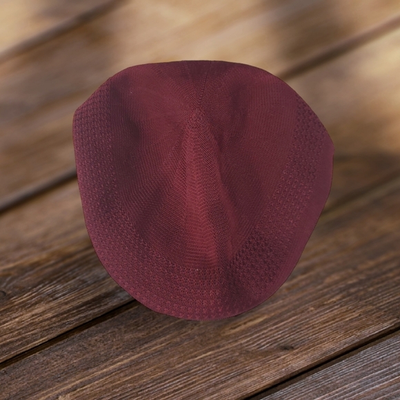 Light Weight Classic Mesh Newsboy Ivy Gatsby Cabbie Golf Hat Cap Small Burgundy - Picture 6 of 10